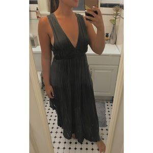 Free People New Romantics Brown Cotton Dress